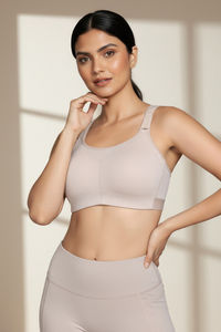 Zelocity High Impact Quick Dry Sports Bra - Moon Light — thumbnail 2